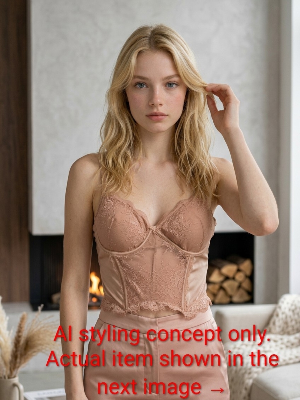 NUDE CORSET TOP